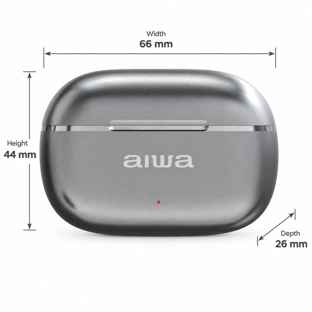 AIWA ETWS-160 True Wireless-Ohrhörer mit ANC, ENC und Bluetooth 5.4