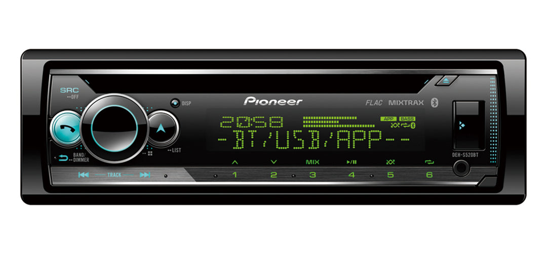 Pioneer DEH-S520BT 1-DIN Autoradio m. CD, Bluetooth und Spotify