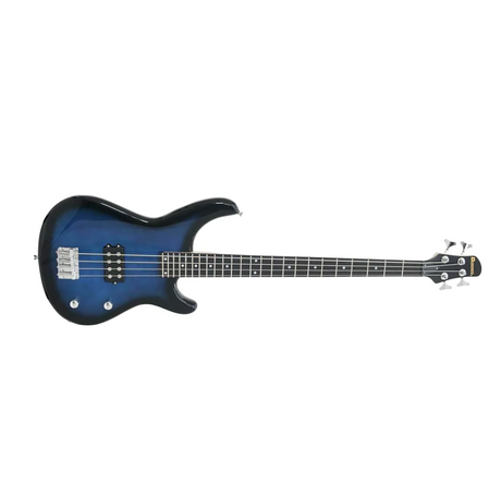 DiMavery SB-201 E-Bass (Blau Burst)