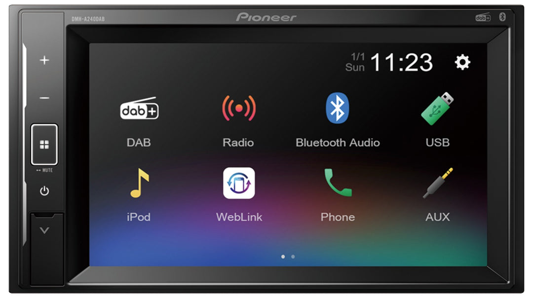 Pioneer DMH-A240DAB Autoradio Multimedia-Player Bluetooth/DAB+
