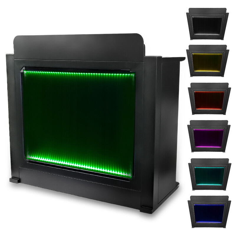 DNA DJ BOOTH BK – Klappbares DJ-Pult mit RGB LED-Frontpanel