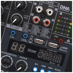 DNA EF-MIX 4, 4-Kanal-Mixer mit Bluetooth