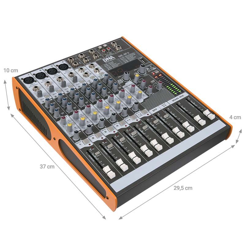 DNA ME-8FX 8-Kanal-Mixer mit Bluetooth