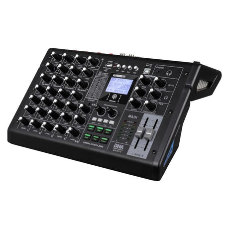 DNA MIX-EFF 6 Analogmixer 6 Kanäle mit Bluetooth, USB und DSP