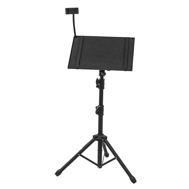 Laptop- und Projektorstativ mit Smartphonehalter