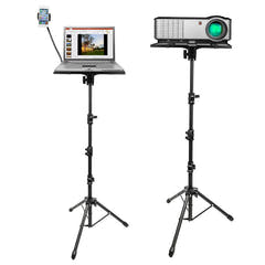 Laptop- und Projektorstativ mit Smartphonehalter