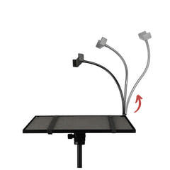 Laptop- und Projektorstativ mit Smartphonehalter