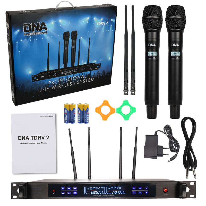 DNA TDRV 2 kabelloses Mikrofon 2x Sender Dora