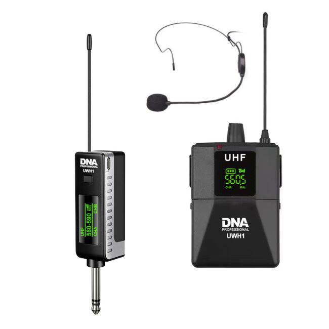 DNA UWH 1 Drahtloses Headset Mikrofone System mit Bodypack