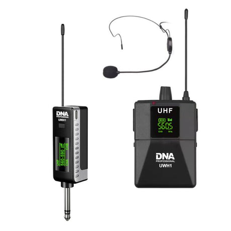 DNA UWH 1 Trådløst Headset Mikrofon System med Bodypack