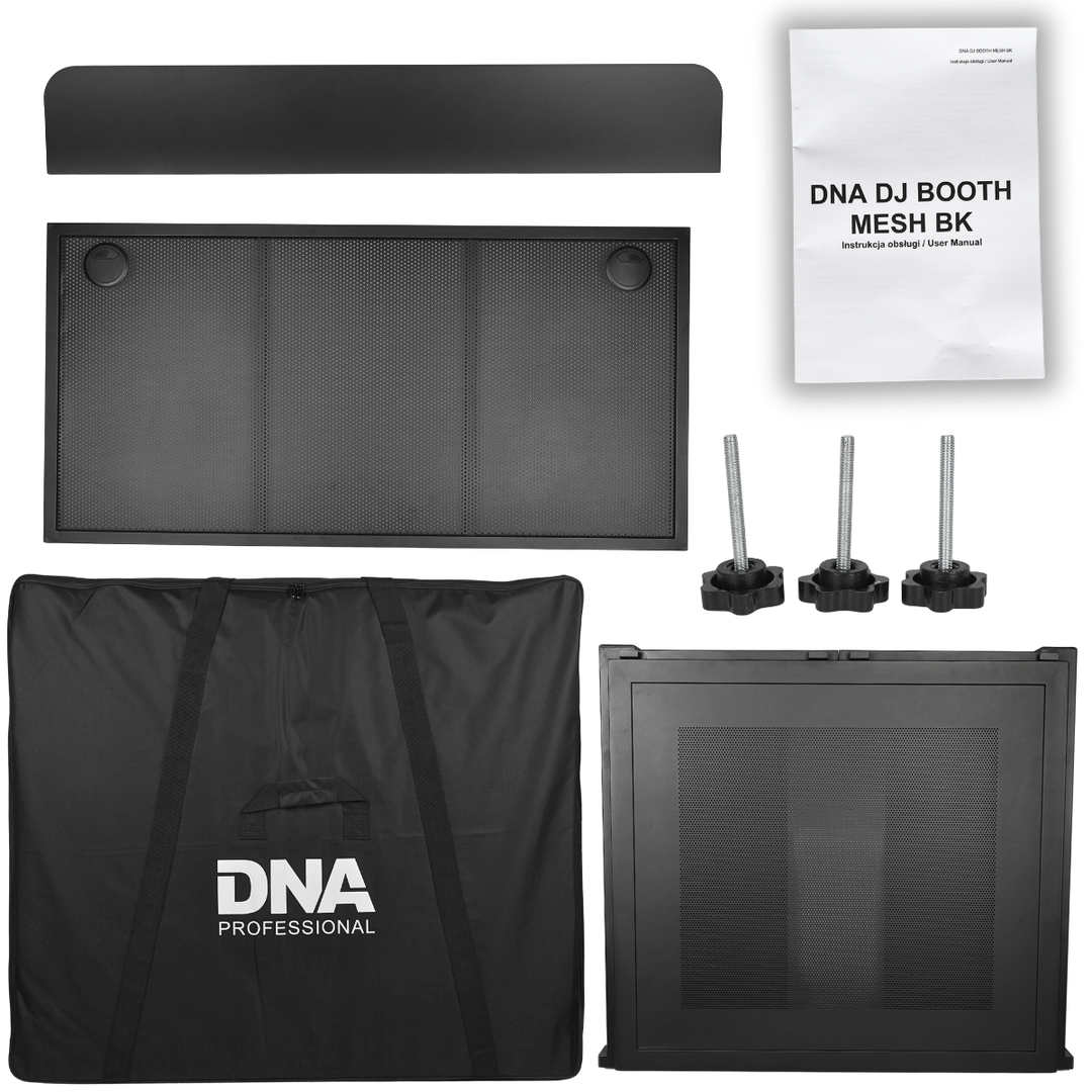 DNA DJ BOOTH MESH BK DJ-ständer, schwarz