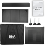DNA DJ BOOTH MESH BK DJ-Stativtisch schwarzer Stahl