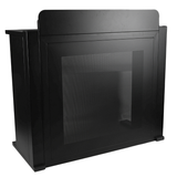 DNA DJ BOOTH MESH BK DJ-Stativtisch schwarzer Stahl