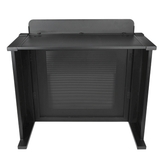 DNA DJ BOOTH MESH BK DJ-Stativtisch schwarzer Stahl