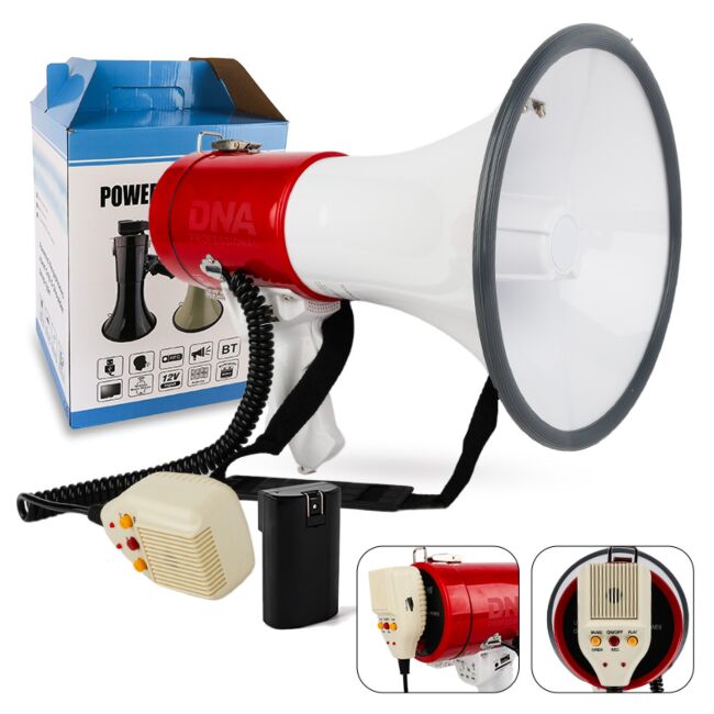 DNA MEGA2 Megafon 50W mit Bluetooth, USB, AUX & MicroSD