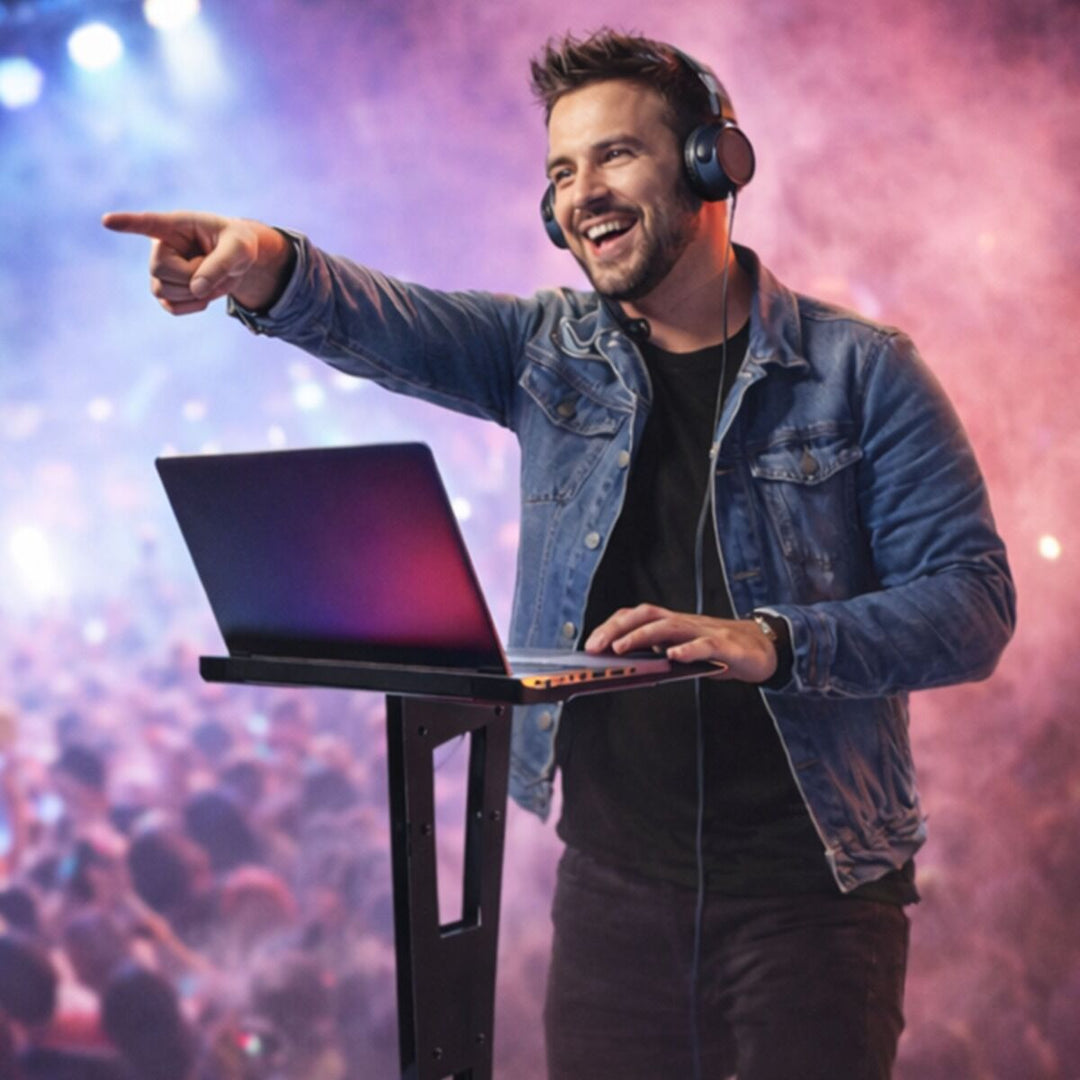 DNA PODIUM DJ-Ständer für Laptop und Controller