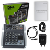 DNA QMX602 Analog Audiomixer 6 Kanäle Blau