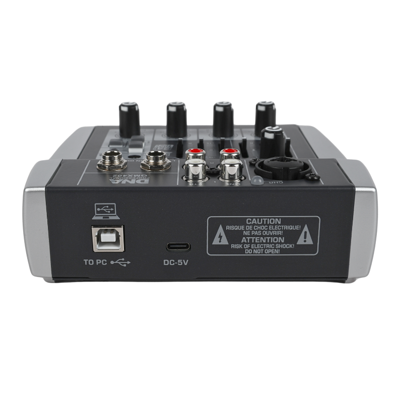 DNA QMX402 Audiomischer 3 Kanäle und Bluetooth