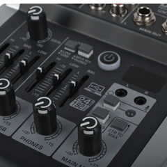DNA QMX402 Audiomischer 3 Kanäle und Bluetooth