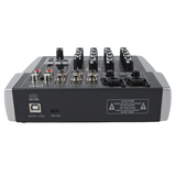 DNA QMX602 Analog Audiomixer 6 Kanäle Blau