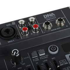 DNA QMX402 Audiomischer 3 Kanäle und Bluetooth