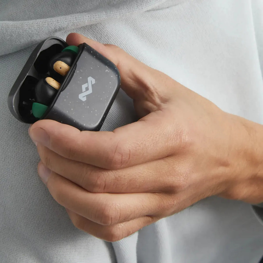 Marley Little Bird True Wireless Earphones, Black