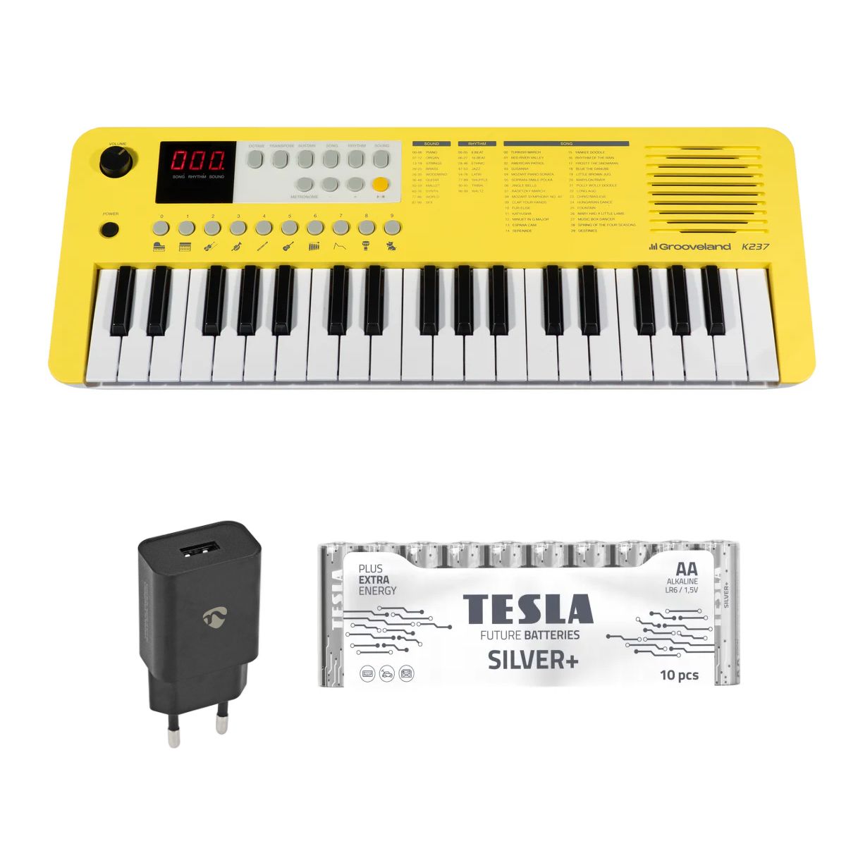 Grooveland E237 Keyboards (Soft Yellow) (Copy)
