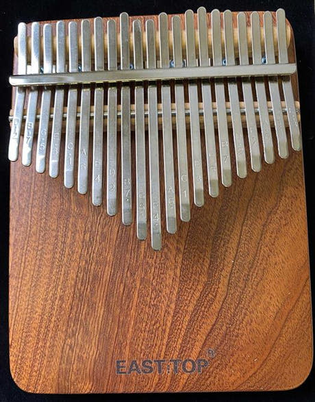 Kalimba 21 Töne mit Mahagoni-Korpus. Easttop EK02