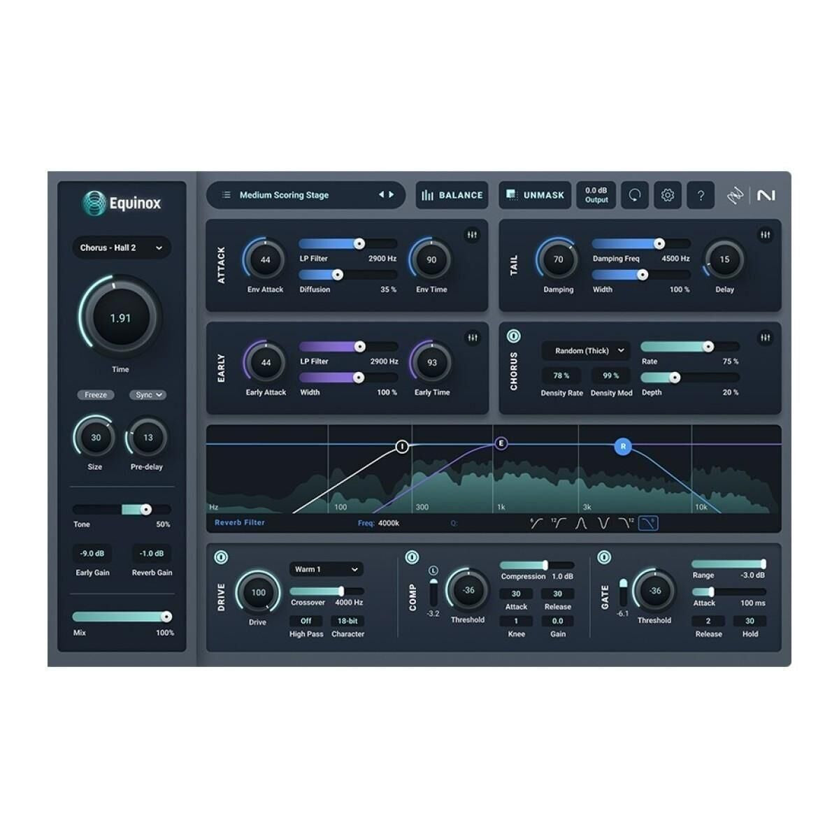 Equinox: CRG von Strat 3D, Symph 3D, 3D Reverb B