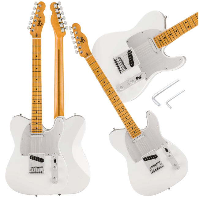V-Tone ETL39 WH 4/4 E-Gitarre, weiß