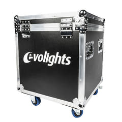 Flightcase für 2 x Evolights Lumeno