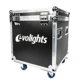 Flightcase für 2 x Evolights Lumeno