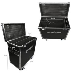 flightcase für 2 x Evolights Lumen 7 Ring