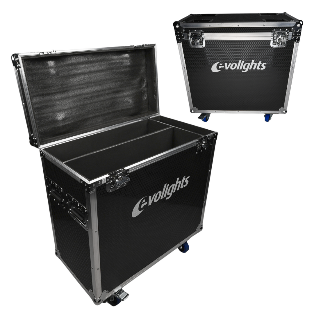 flightcase für 2 x Evolights Lumen 7 Ring