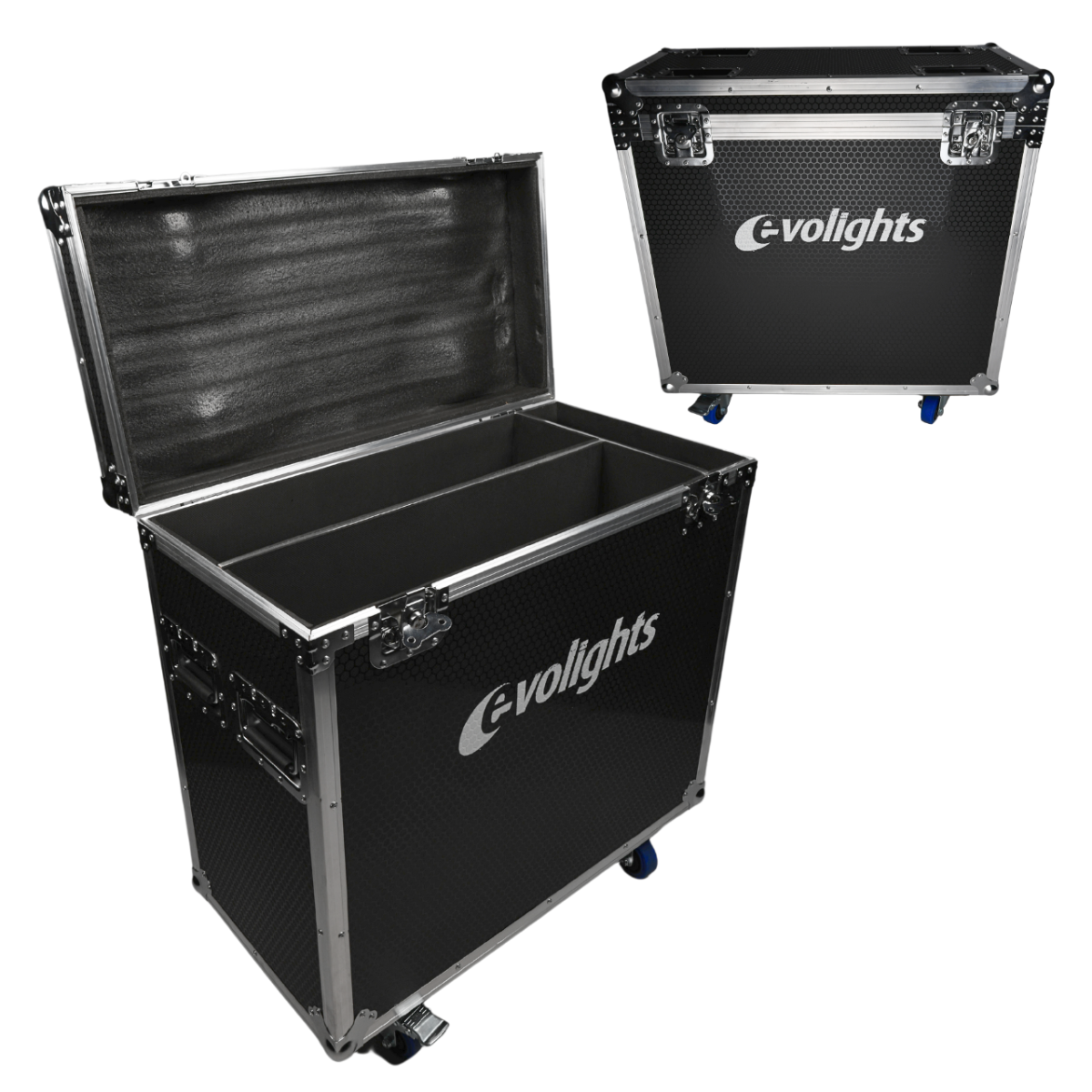flightcase für 2 x Evolights Lumen 7 Ring