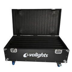 Flightcase für 6 Evolights Pixel Bar 18x10W RGBW