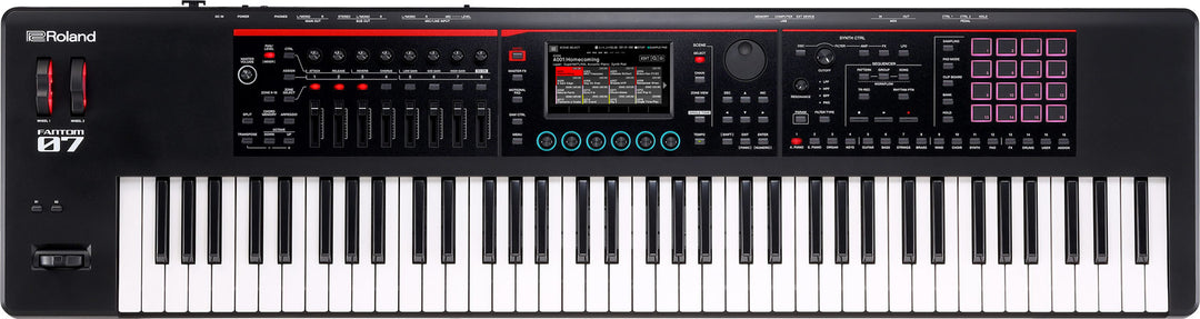 Roland Fantom-07 76 Synthesizer (Schwarz)