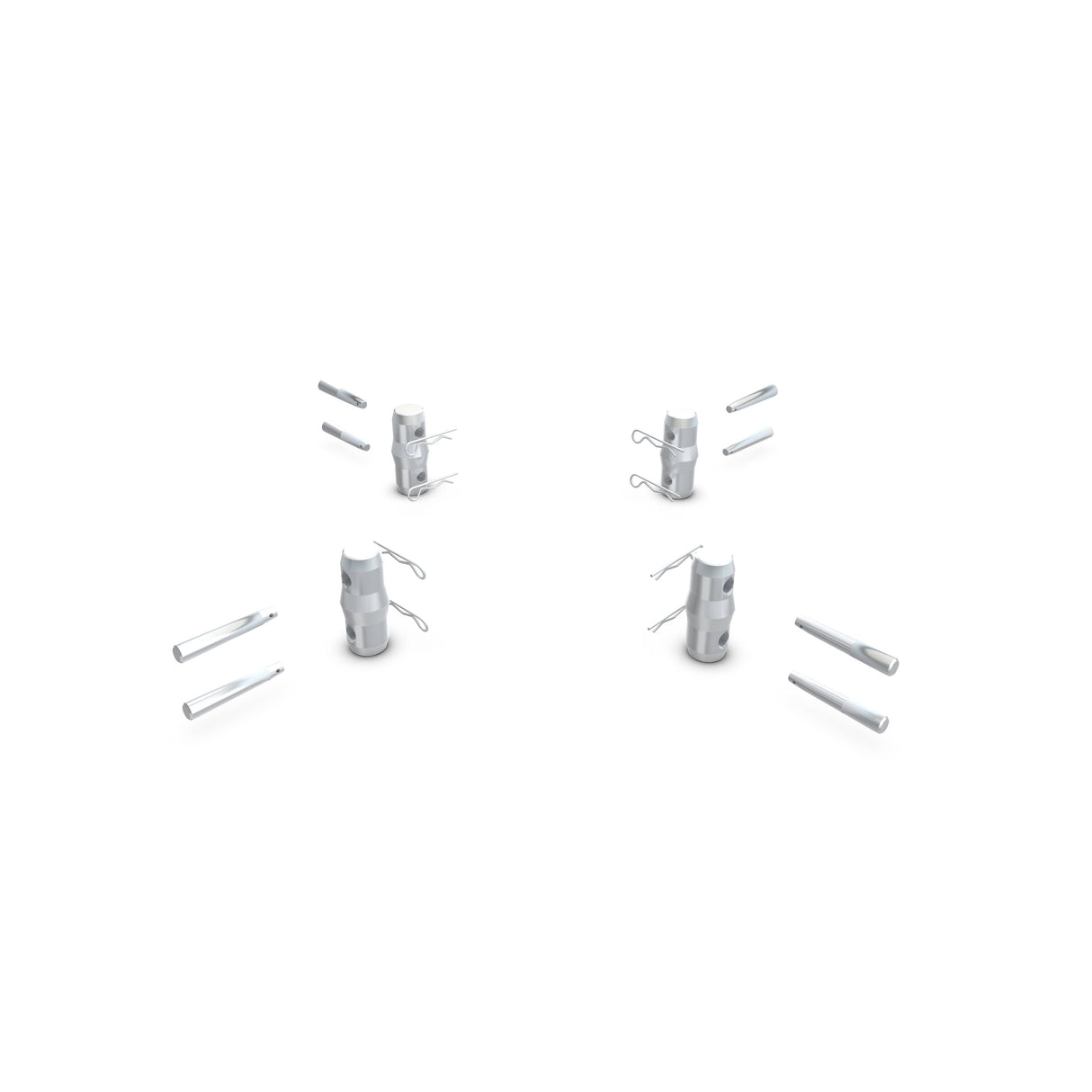 Eurotruss Montagesatz für Truss 4egg, 8 Stifte und 8 Nadeln