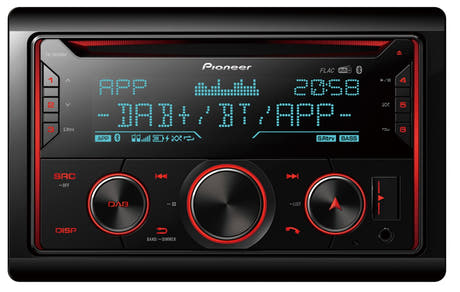Pioneer FH-S820DAB 2-DIN Autoradio m. DAB und Bluetooth
