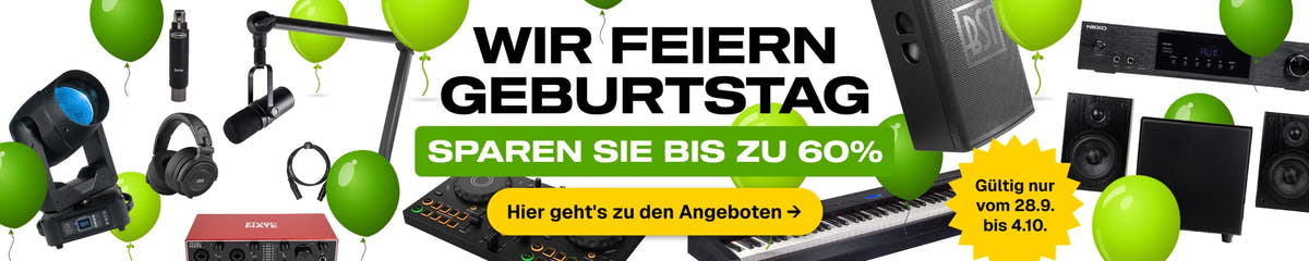 Wir feiern Geburtstag – sparen Sie bis zu 60 %