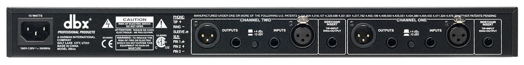 DBX 266XS 2-kanals Compressor/Gate