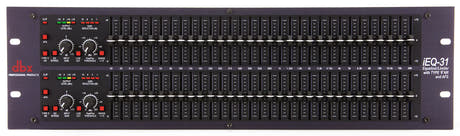 dbx iEQ31 2 x 31 Band grafischer Equalizer/Limiter/Feedback