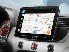 Apple Carplay, Android Auto in Fiat 500 Beige Interieur (2007-2015)