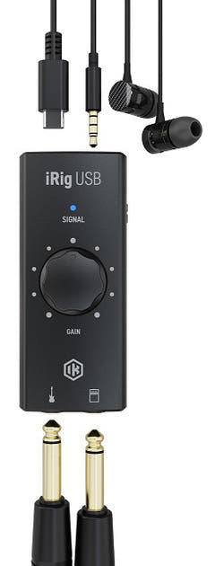 IK Multimedia iRig USB Audiointerface für Gitarren