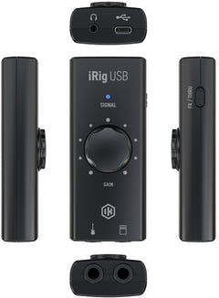 IK Multimedia iRig USB Audiointerface für Gitarren