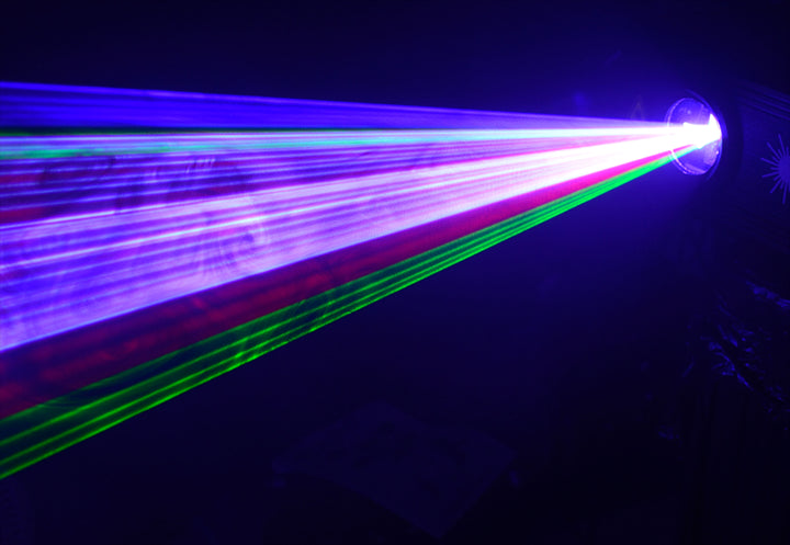 Ibiza Laserlicht mit DMX und ILDA (RGB, 1100MW)
