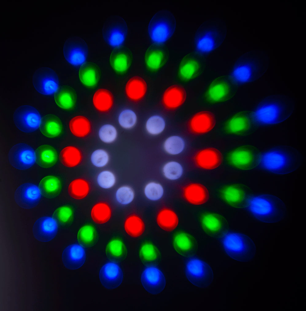 Ibiza LED Lichtleiste Mondblume, Laser und Strobe
