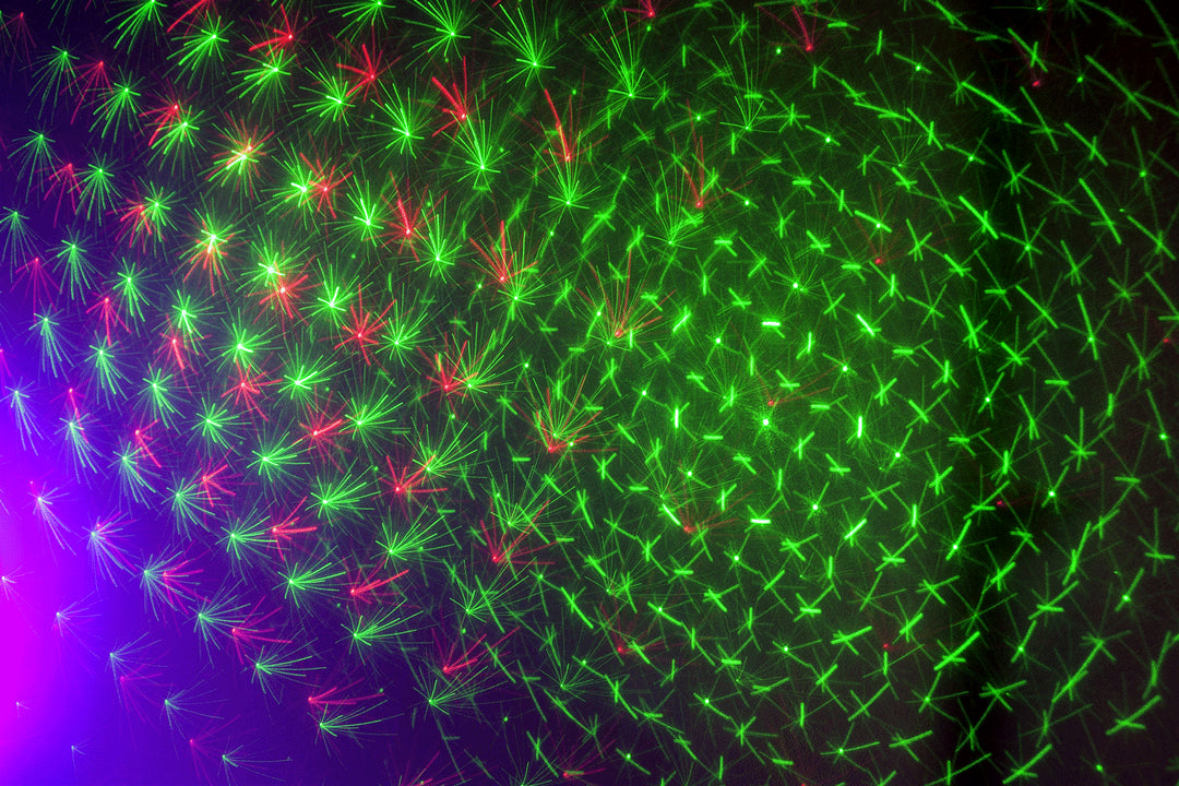 Ibiza LED Lichtleiste Mondblume, Laser und Strobe 