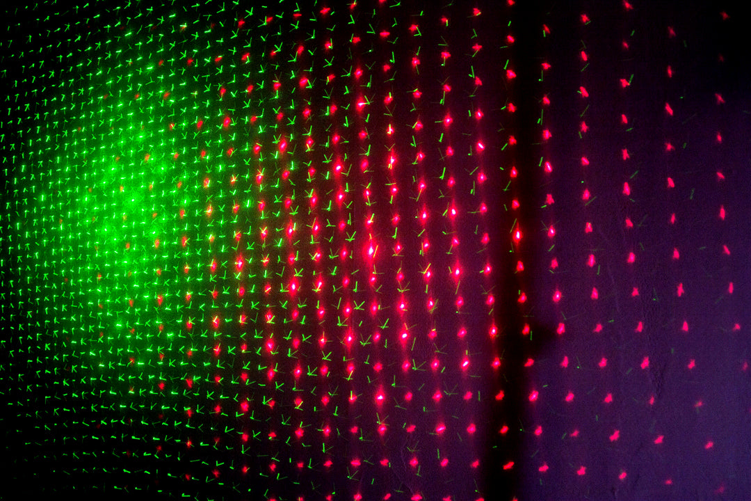 Ibiza LED Lichtleiste Mondblume, Laser und Strobe 