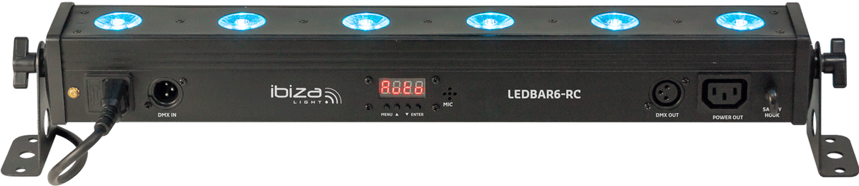 Ibiza LED-Leiste X6-RGBW